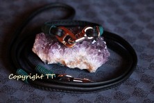 Nappaleder Halsband und Leine