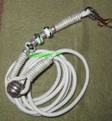 Nappalederleine 4mm weiß