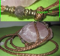 Schmuckleine mit Halsung Textilband