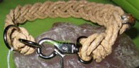 Halsband Unikat apricot