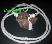 Lederleine Nappa mit Halsband