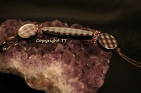 Pfeifenbändchen Karoperlen
